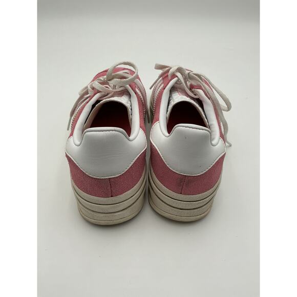 Adidas 'Gazelle' Pink Leather Bold Platform Sneaker Size 6.5 M - Picture 4 of 6
